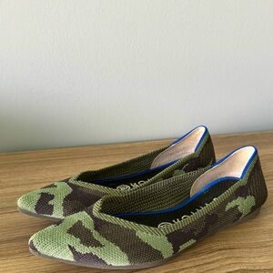 Rothy’s Green Camo Slip on size 6.5